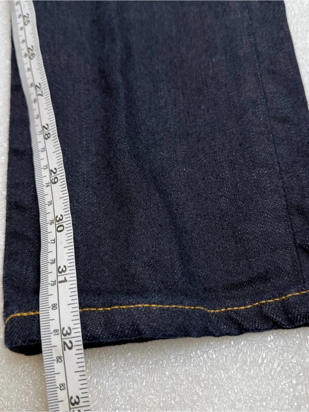Naked And Famous Stacked Guy Indigo Stretch 33x32 Selveged Jeans Party Note